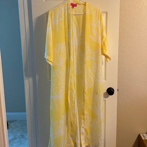 Lilly Pulitzer for Target yellow kimono